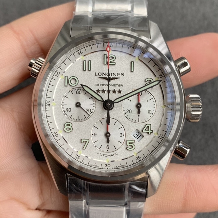 Longines Forerunner L3.820.4.73.6 Super CollectSteel Bracelet with Authentic Chronograph Structure and Watch Overview