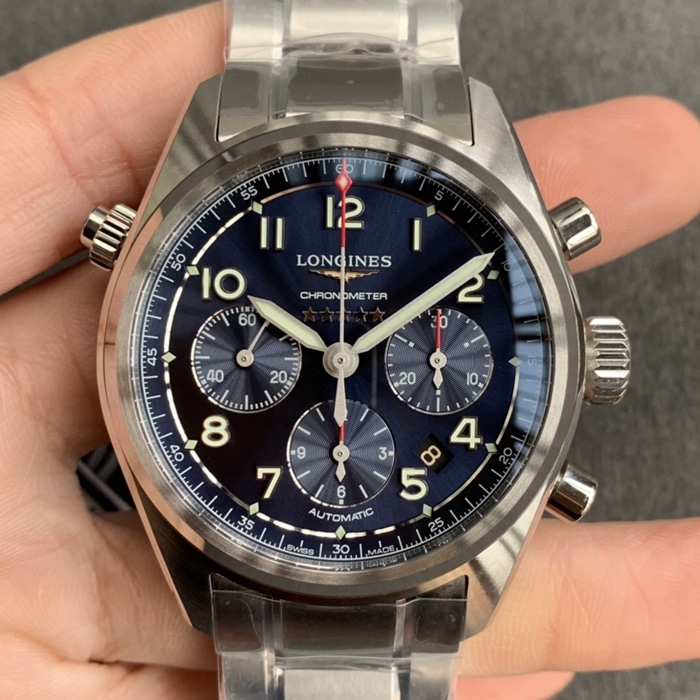 Revisión de calidad del reloj Forerunner Super Clone con esfera azul para hombre CF Factory Longines