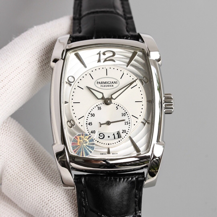 Top CollectParmigiani Men’s KALPA Automatic Mechanical Watch with Black Dial, Taiwan F5 and Double-Sided Sapphire Crystal