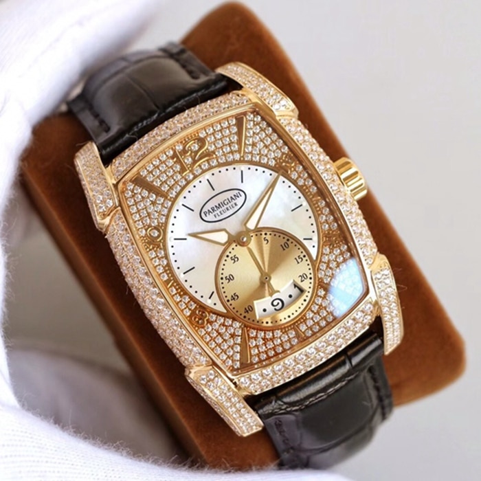 Top Super Clone Parmigiani KALPA Men's Gold-Plated Automatic Mechanical Belt Watch – Latest Luxury Edition