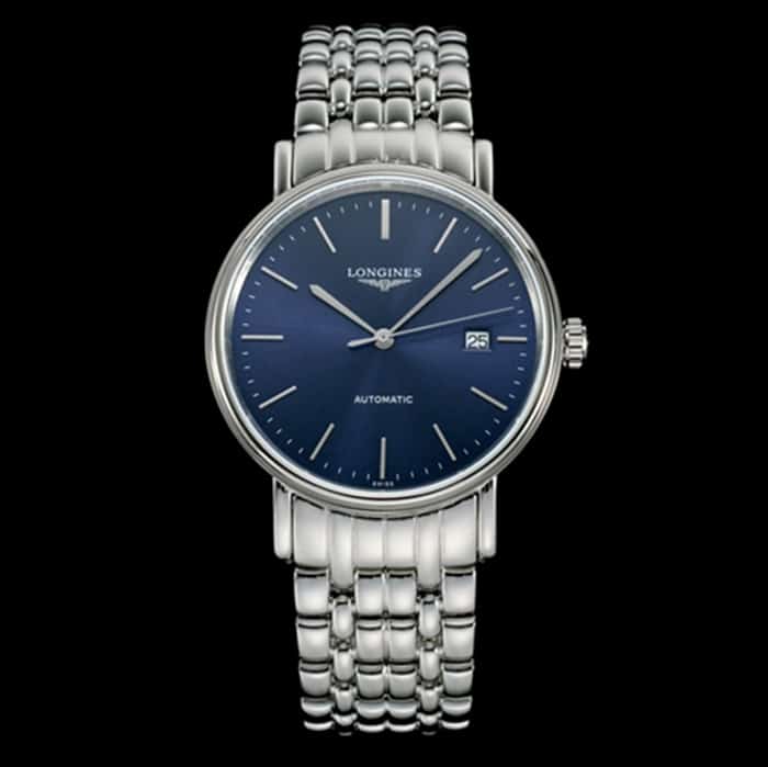 Longines Men’s Magnificent Series Blue Dial Steel Strap 40mm Watch with Cal.L888 Movement