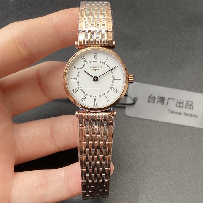 Longines La Grande Classique Exquisite Ultra-Thin Couple's Quartz Watch - White Dial with Gold Bracelet Replica SEO Rewrite