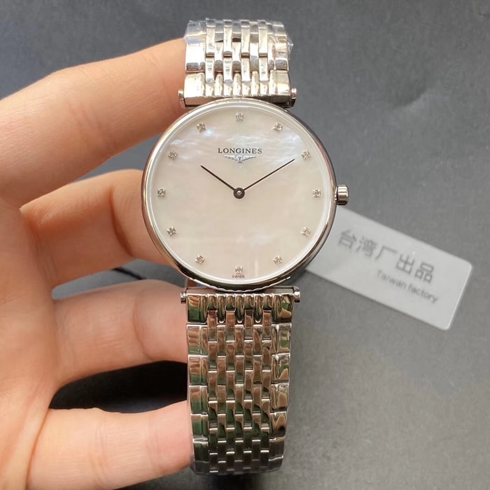 Exquisite Longines La Grande Classique Couple's Ultra-Thin Steel Strap Quartz Watches