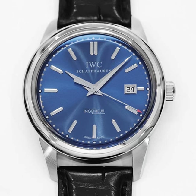 IWC Lawrence Sports Foundation Edition IW323310 CollectWatch, Blue Dial Black Strap Automatic Mechanical, Original Mold Latest Release