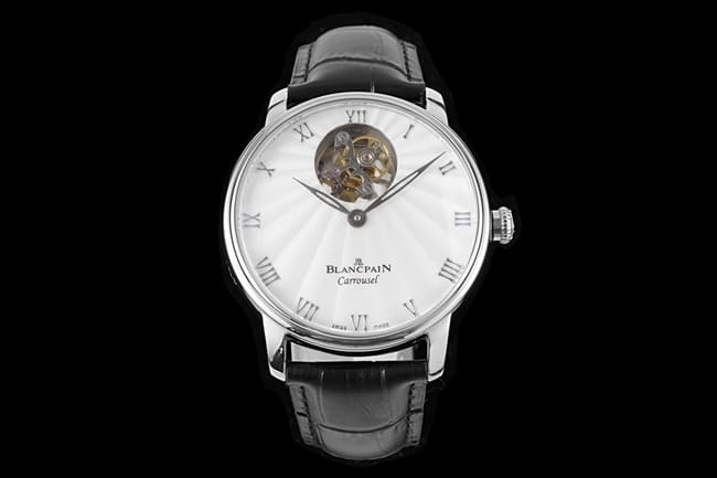 Blancpain JBF Classic Full-Series Tourbillon Watch: V3 Large Factory White Dial Black Strap Mechanical Collect