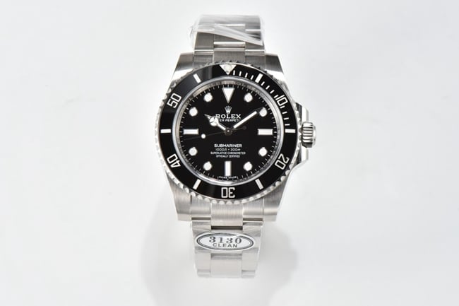 CLEAN Rolex Top Super Clone Men’s Black Dial Steel Bracelet V4 Mechanical Watch – Latest Version