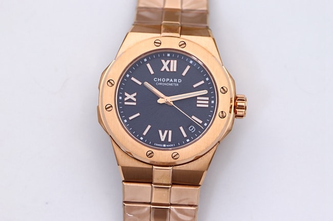 Chopard ALPINE EAGLE Series 41 mm Blue Dial Gold-Tone Steel Bracelet Automatic Mechanical Men’s Watch — Fine Imitation Super Clone