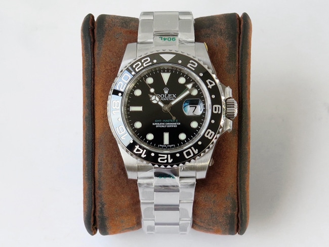 GS Factory Rolex Rolex GMT-Master II High-Quality Men's Black Dial Steel Bracelet Mechanical Watch
