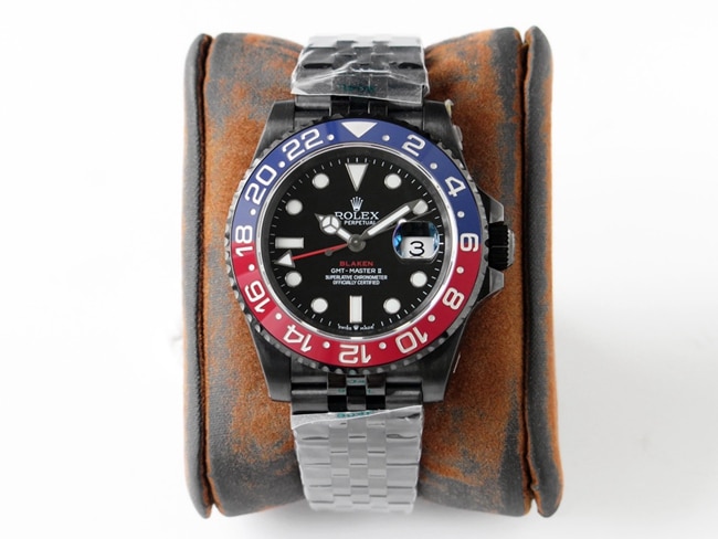 GS Factory Rolex Rolex CollectGMT-Master 126710blro Herrenuhr mit schwarzem Stahlarmband und rotem und blauem Ring, 904L-Stahl 3186-Uhrwerk