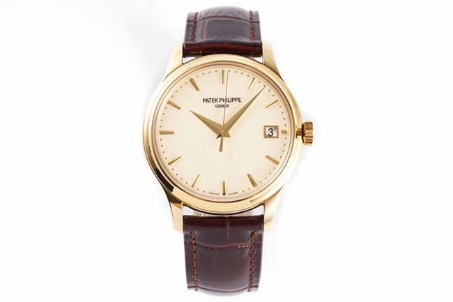 ZF Patek Philippe classical 5227J-001 men's ivory lacquered dial top 1:1 fine imitation luxury timepiece with gold strap