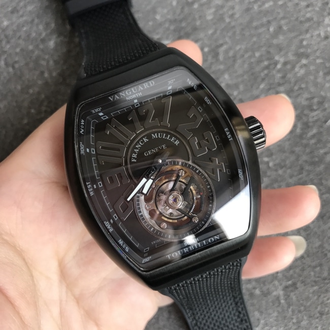 Frank Mueller V45 Men's Pioneer Series Nylon Strap V45 He Tourbillon Manual Mechanical Watch – Top Super Clone Watches