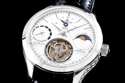 Jaeger-LeCoultre MASTER COMPRESSOR Serie Q1742471 Tourbillonwerk, authentische Differenzführung