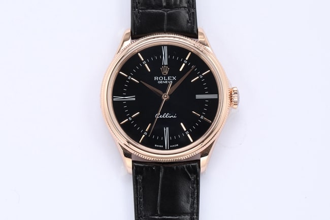 Top Quality EW Rolex Cellini Series Men’s Automatic Mechanical Belt Watch Rolex with Domed Sapphire Glass and Self-Winding Caliber 3132