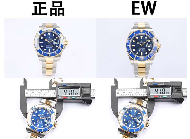 EW Rolex Submariner 41 Replica Intergold Blue Water Ghost: Authentic vs Fake Quality Comparison Review