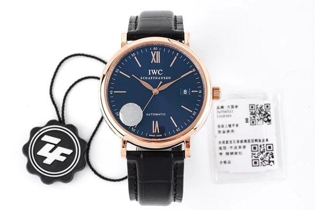 ZF Premium Super Clone Swiss Grade Elegant Blue Dial Portofino Automatic Mechanical Men's Watch