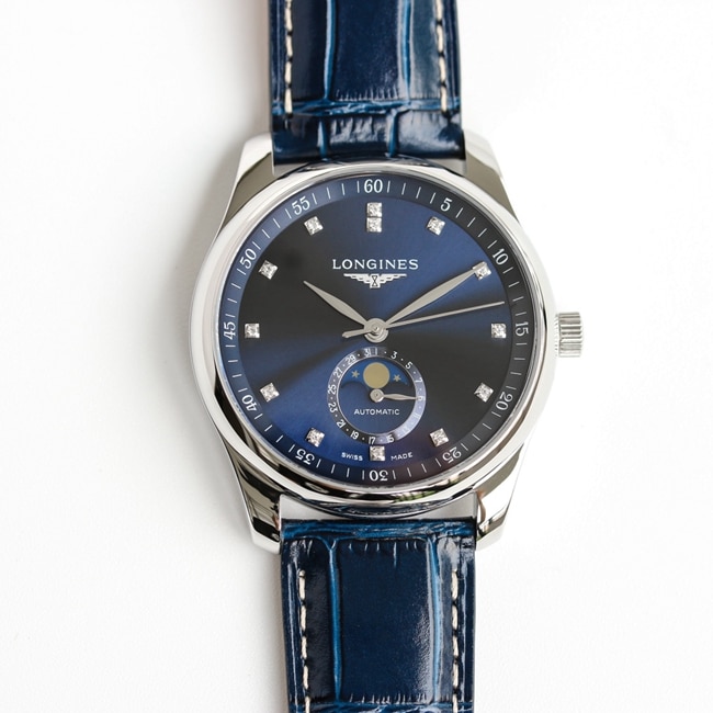GF Longines Master Collection Moonphase 42mm Men's Automatic Mechanical Belt Watch - Large Factory Fine Imitation Quality
