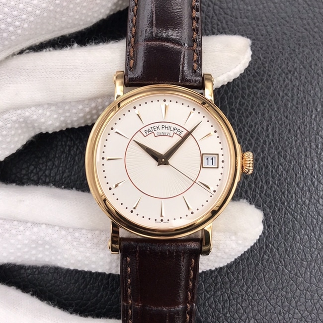 ZF Patek Philippe Classical 5153R-001 Men's Elegant Rose Gold 1:1 Top Replica with Silver-White Dial