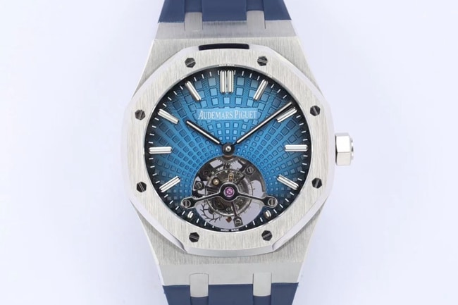 Wie viel kostet die R8replica Audemars Piguet Royal Oak Tourbillon? Erklärung des ultradünnen, radialen „Tapisserie“-Musters