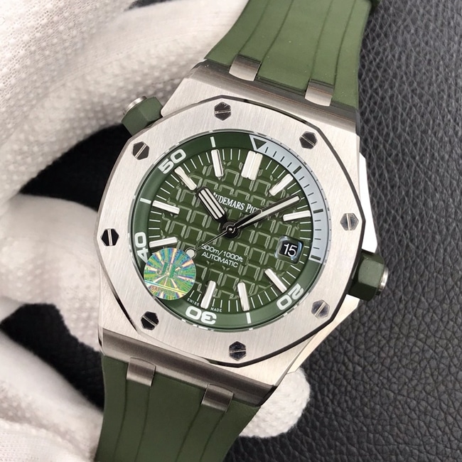 JF Factory Premium Audemars Piguet Royal Oak Offshore 15710ST "Army Green" Automatic Mechanical Super Clone Watch