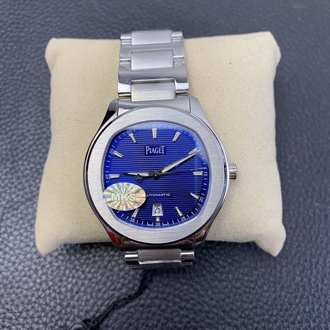 MKS Piaget Polo Series Blue Disk Automatic Mechanical Watch – Top super clone Steel Strap