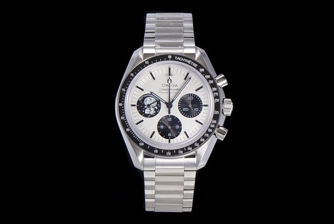 Top Réplica Omega Omega Snoopy Series Relógio Mecânico Masculino com Mostrador Branco
