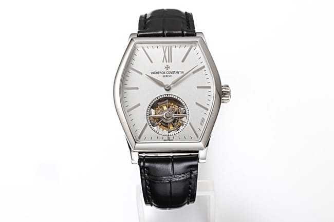 Réplica premium del Vacheron Constantin Malte Tourbillon con maravillosos detalles – Mecánico completamente automático, esfera blanca y correa negra