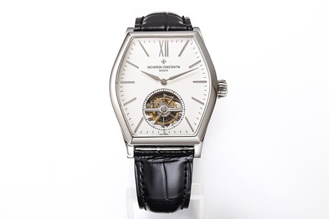 VCR factory Vacheron Constantin Vacheron Constantin Malte Tourbillon Men's Super Clone Watch – White Disk, Black Strap, Automatic Mechanical Belt Movement