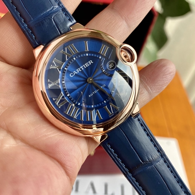 Globo azul Cartier: ¿Qué fábrica tiene la mejor construcción de acero inoxidable de 42 mm?