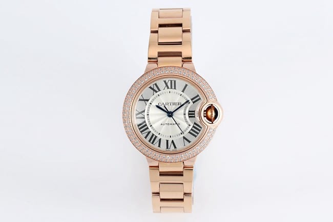 V6 fábrica Cartier señoras globo azul súper Un súper clon relojes plata disco blanco oro rosa diamantes correa de acero modelos WE902064