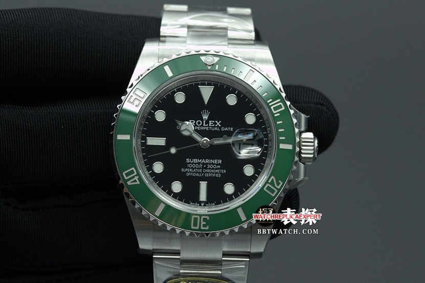 Rolex C Factory Submariner Rolex 1:1 Replica Watch – Green Water Ghost Luminous Dial, 41mm Mechanical Steel Strap m126610lv-0002