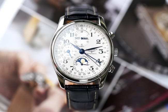 KL factory Longines watchmaking tradition L2.673.4.78.3 top-tier 1:1 replica silver dial moon phase with rich product refinement