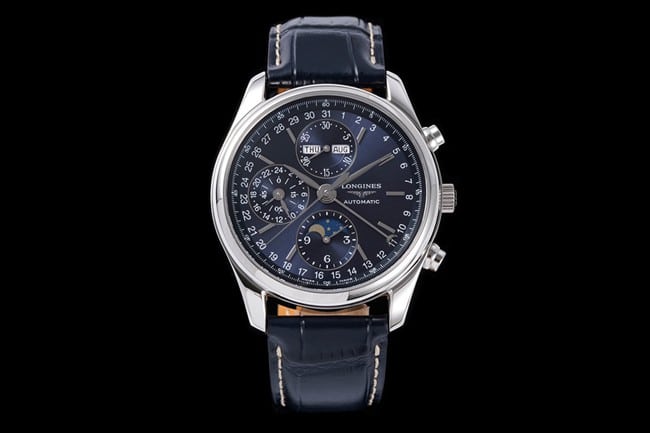 KL Factory Longines Watchmaking Tradition Original Factory hochwertige Nachbildung L2.773.4.78.6 Lederarmband mit blauem Zifferblatt