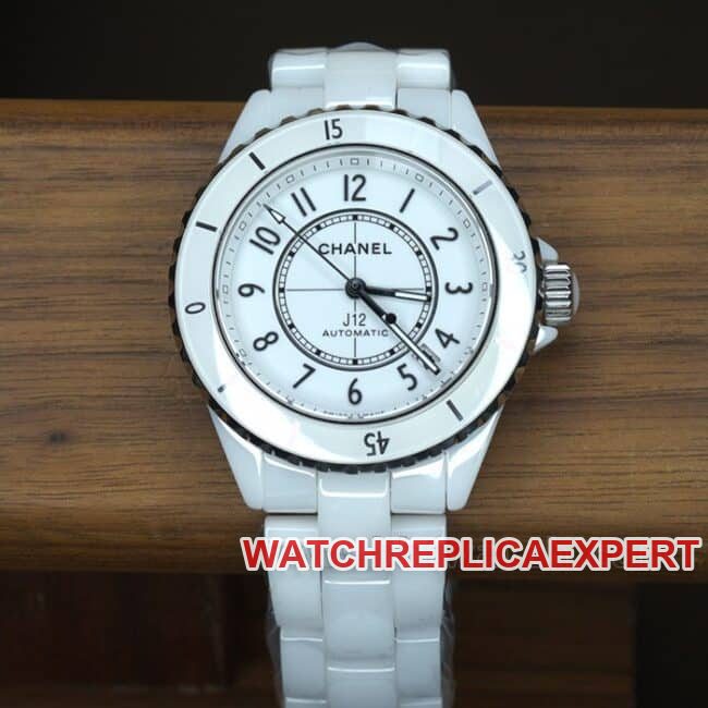 BV Factory Chanel J12 H5700 Women’s 1:1 Replica Watch with White Dial, White Ceramic Steel Strap and Exquisite Craftsmanship