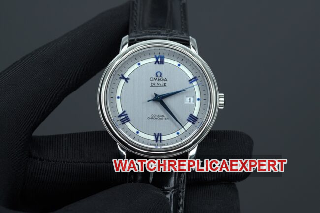 MKS Omega De Ville Men's Discworld Super A super clone Watch 424.13.40.20.02.003 Elegant Slim Business Style with Classic Charm