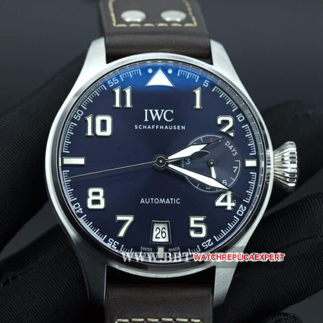 ZF ZF Factory Men's Pilot Blue Dial Leather Strap Top 1:1 Replica Watch IW500908 IW500908
