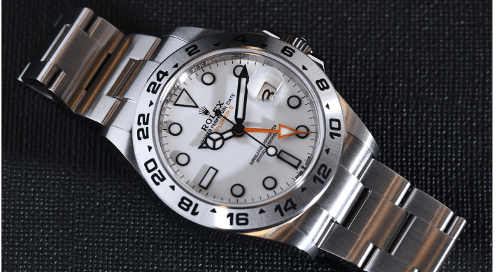 Beste Rolex-Sportuhren um 80.000 Uhr: 42-mm-Explorer-II-Stil mit Kaliber 3285