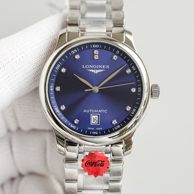 KL factory Longines Master L2.628.4.97.6 Réplica super A 1:1 con esfera con patrón de sol azul y caja de acero inoxidable