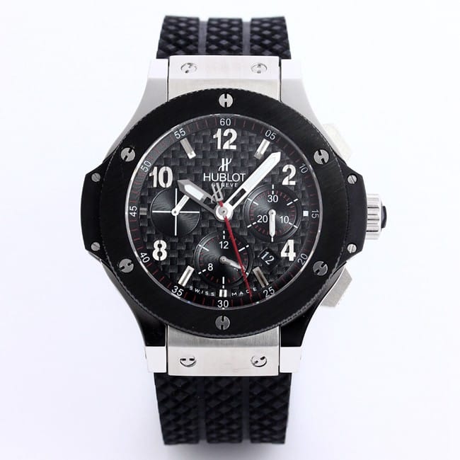 Hublot BIG BANG 301.SB.131.RX Réplique 1:1 avec mouvement 4100 et cadran noir effet carbone