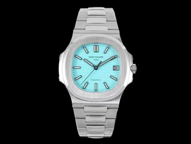 Patek Philippe Nautilus 5711/1A-018 GR factory men's sporty elegant super A replica steel watch Tiffany blue dial