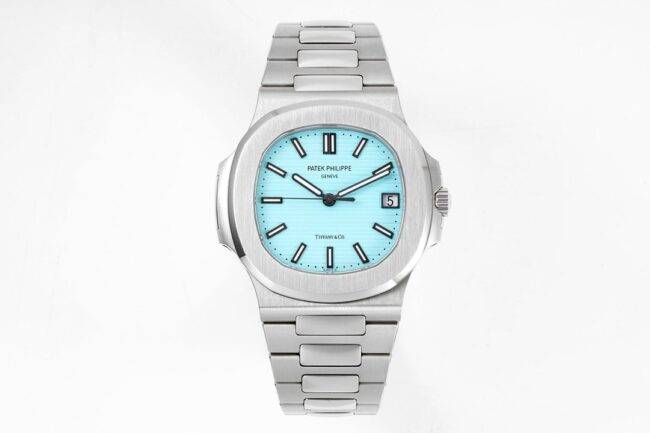 PPF Factory Patek Philippe Herren-Sporty-Elegance-1:1-Super-Clone-Uhr von höchster Qualität zum 170-jährigen Jubiläum Nautilus Tiffany mit blauem Zifferblatt 5711/1A-018