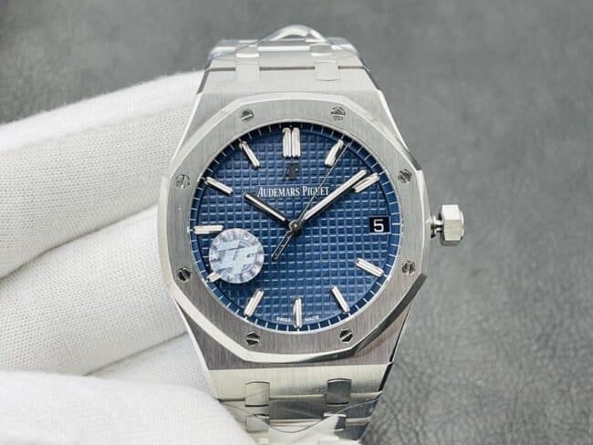 ZF Audemars Piguet Royal Oak pinnacle men's super clone 1:1 stainless steel blue dial 15500ST.OO.1220ST.01