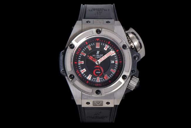 AGI12Hublot King Power Supreme 1:1 Top-Quality Replica with Black Rubber Strap, Model 731.QX.1140.NR.