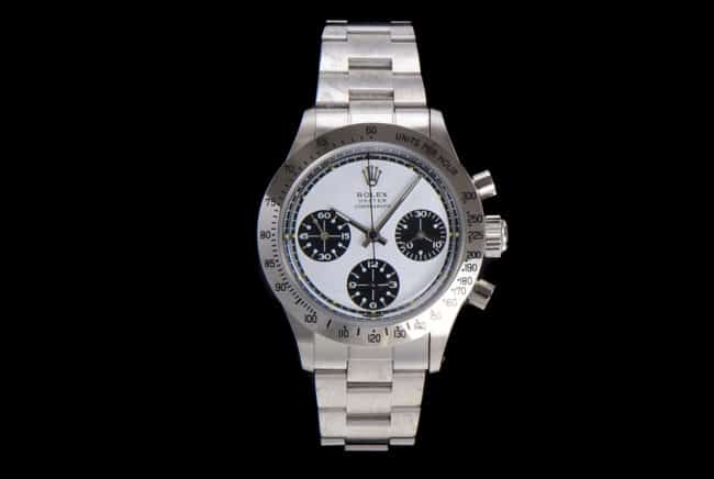 Vintage Rolex Super A Super Clone Manual Chronograph Steel Bracelet White Dial Retro Fashion Men's Watch