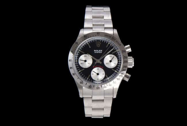 Vintage Rolex Manual Chronograph Steel Bracelet Super Clone with Retro Flavor Black Dial Models