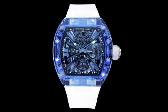 Richard Mille RM12-01 Generation Legend Tourbillon Sapphire Transparent Edition Extraordinary Sporting Quality Top 1:1 Super Clone