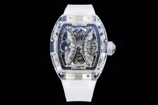 Richard Mille RM 053-02 mechanical tourbillon transparent case men's super A replica watch