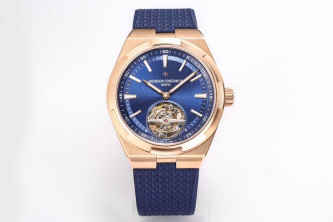 BBR Factory B733 Vacheron Constantin Overseas Tourbillon: King of Steel 1:1 Replica Blue Plate Mechanical Watch