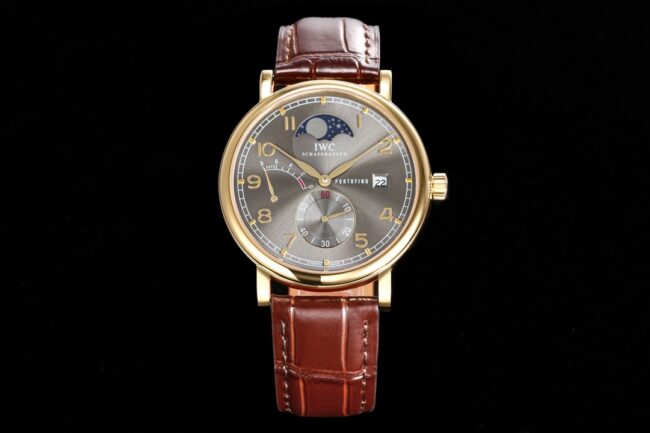 Top Replica TWA Portofino 1:1 Super A Translucent Gray Panda Disk Strap IW516403