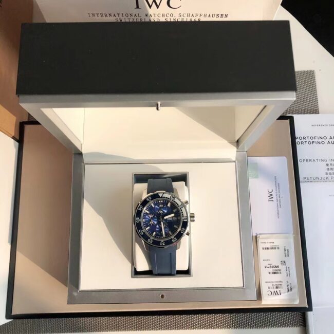 Série de relógios marinhos de contagem regressiva original IWCIWC Ocean Super Clone de primeira linha com design clássico