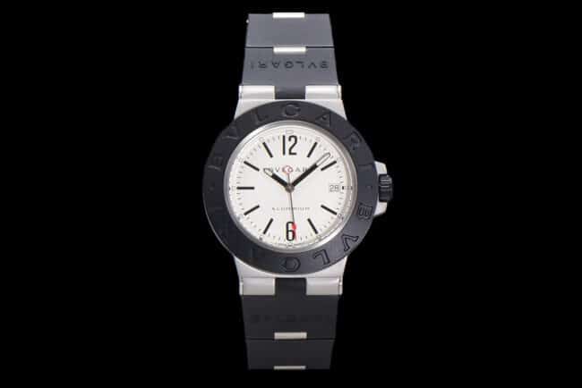 Bvlgari Réplique 1:1 pour homme Steve Aoki en acier blanc co-marqué 103382 Mouvement mécanique Montre en cristal saphir